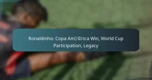 Ronaldinho: Copa América Win, World Cup Participation, Legacy